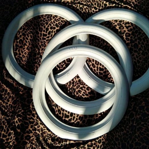 BEST SELLER ATLAS Lisban Lis ban Karet BAN Whitewall Ban MOBIL R12 R13 R14