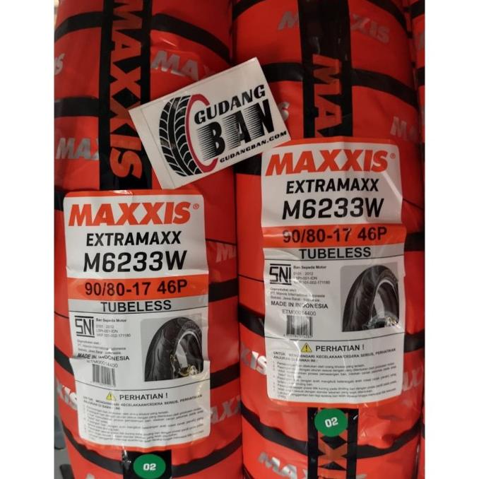 Ban Maxxis Extramaxx 90 / 80 -17 Tubeless