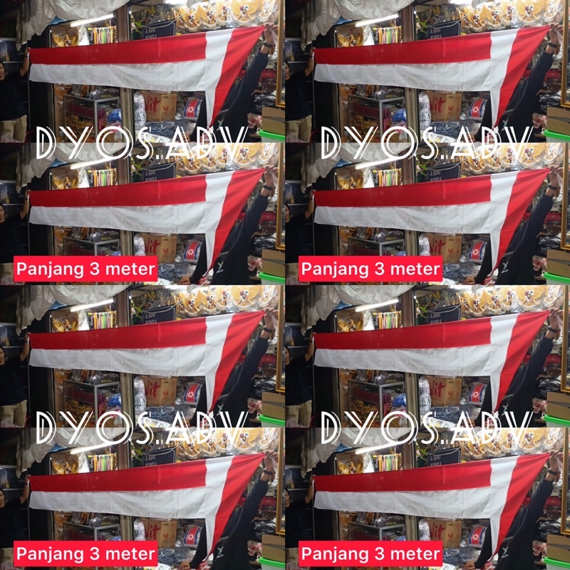bendera umbul umbul merah putih 3 meter