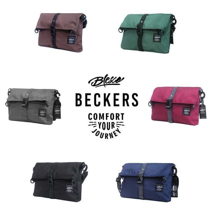 Tas Selempang Pria Warna  Abu -  Blesco Beckers