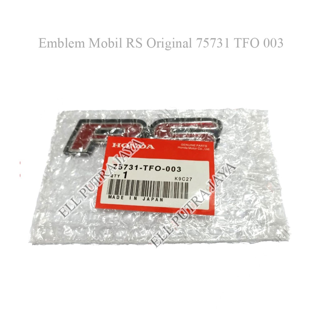 Emblem Mobil RS Original 75731 TFO 003