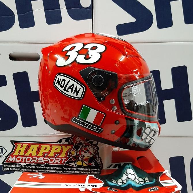 Helm Fullface Nolan N605 Marco Melandri 33 Limited Editon Original