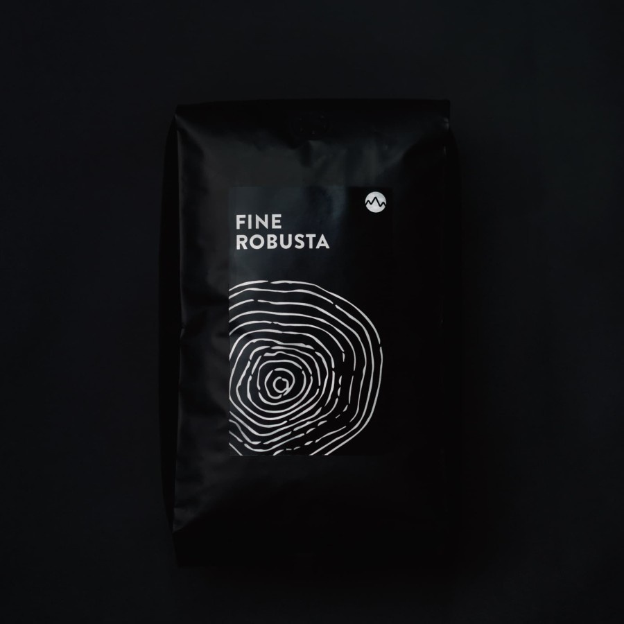 

Biji Kopi 1kg FINE ROBUSTA whole bean coffee bahan es kopi susu grosir - Biji Utuh
