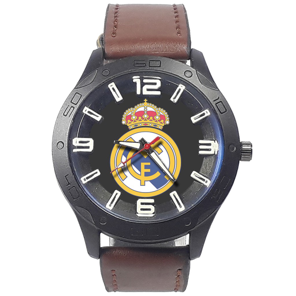 Jam tangan REAL MADRID Kalep Coklat (Exclusive)