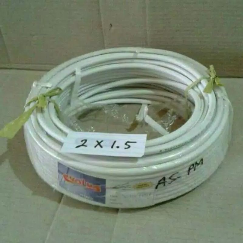 Kabel Listrik Serabut tebal Hyo Evolus 2X1.5 Meteran