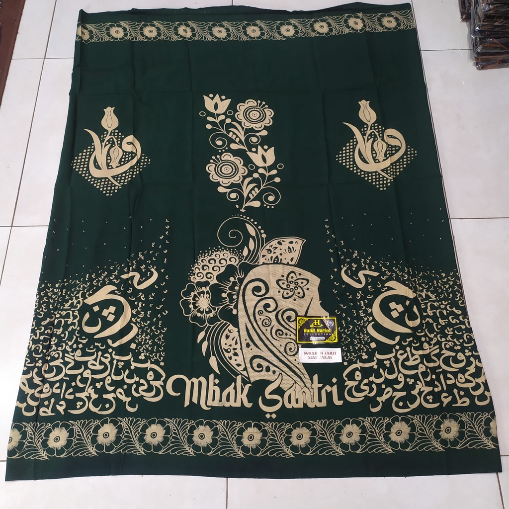 SARUNG SANTRI PUTRI MBAK SANTRI MOTIF CABUT WARNA BAHAN RAYON LEMBUT DAN HALUS