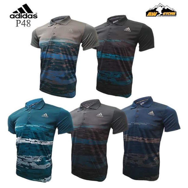 POLO SHIRT KAOS POLO BAJU POLO GOLF KERAH PRIA ADIDAS DRYFIT PREMIUM