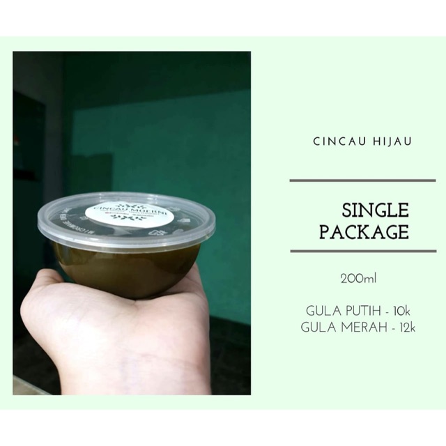 

Cincau Hijau, Cincau Moerni tanpa bahan pengawet dan pewarna (200mL)