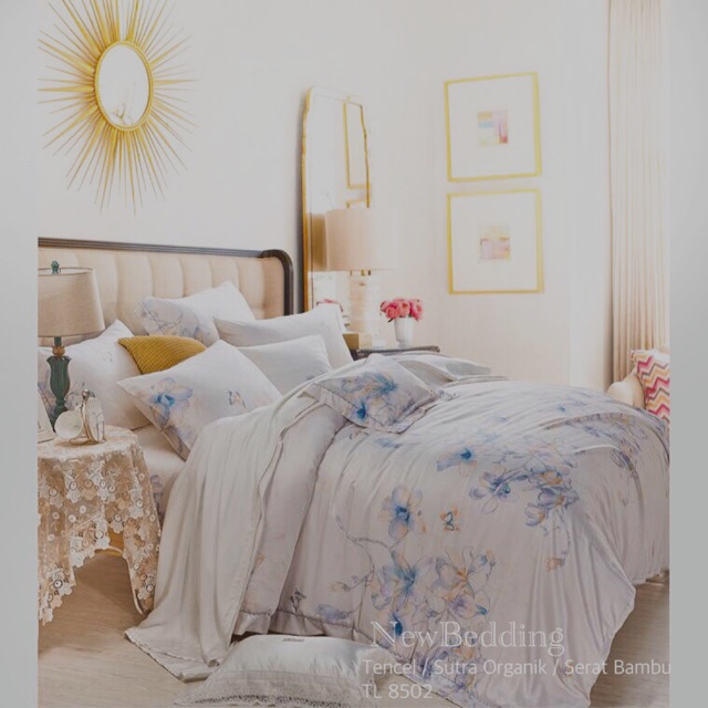 Sprei Tencel Serat Bambu Sutra Organik TL8502