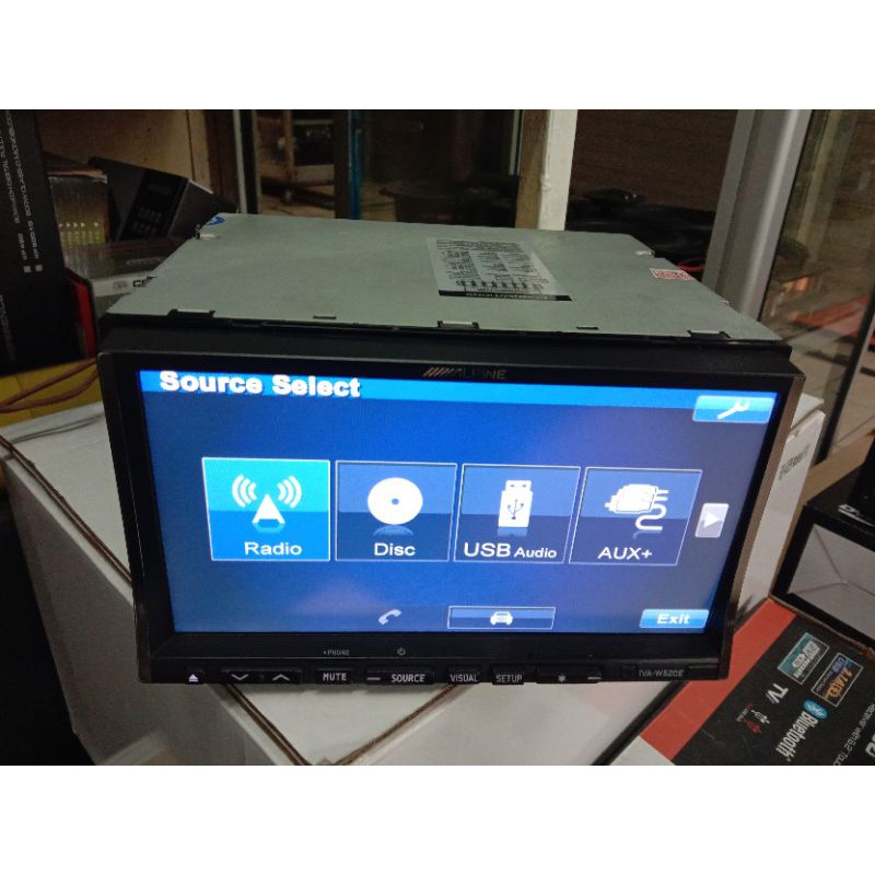 Headunit Alpine IVA W520E Tape Alpine