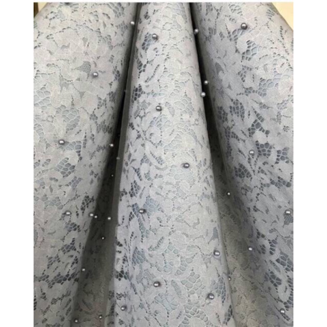 Kain-bahan Brokat fatmawati mutiara / Kain brukat fatmawaty