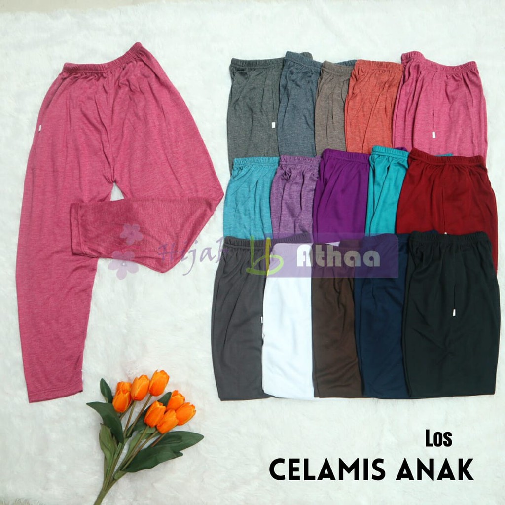 Legging Anak 3 - 12 Tahun/ Celamis Los Anak/ Celana Anak Panjang