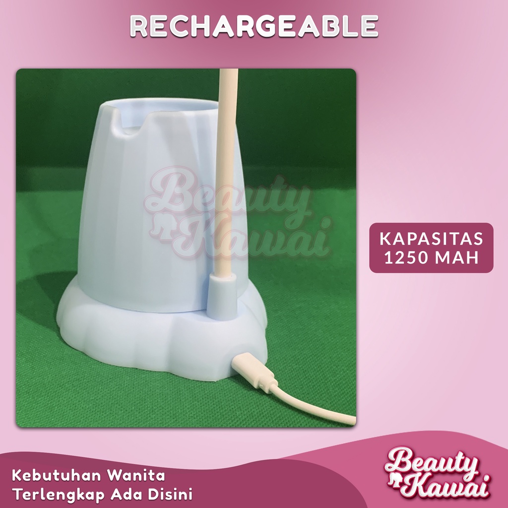 Lampu Pen Holder Meja Belajar Led Sensor Sentuh Rechargeable Lucu