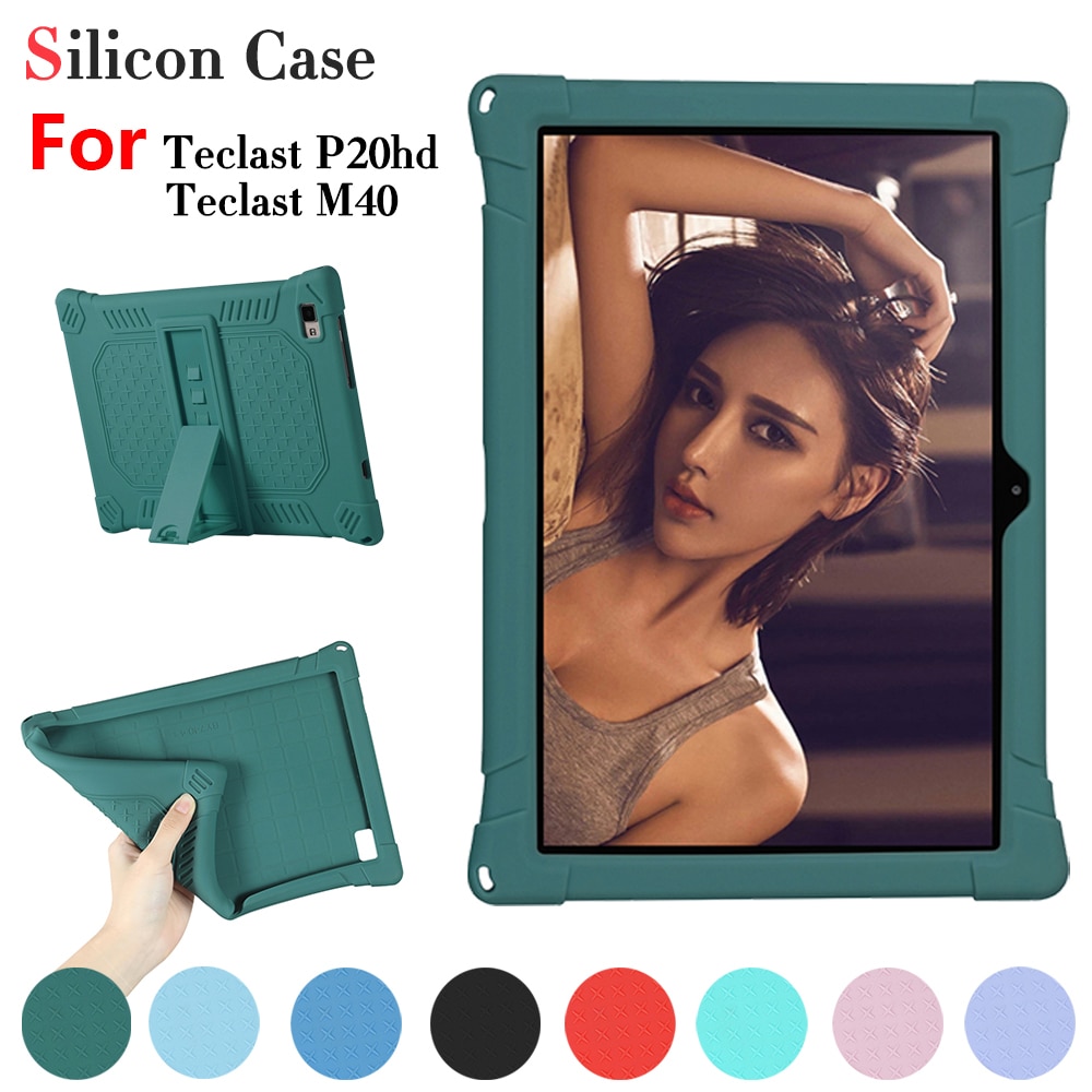 Case Pelindung Tablet Pc Bahan Silikon Anti Ketukan Untuk Teclast P20Hd M40 M40 P20Hd 10.1 &quot;