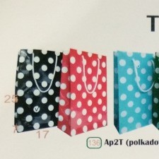 

PAPER BAG LAMINASI POLKADOT (136) 12 PCS UK 17 X 7 X 25 CM