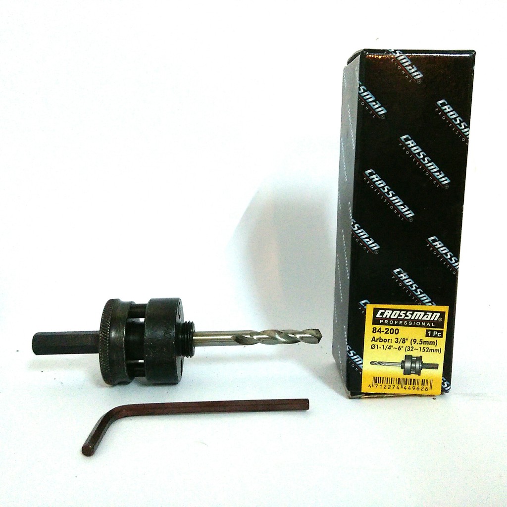 Crossman 3/8 inch Arbor Hole Saw - Mata Bor Jangkar untuk Hole saw