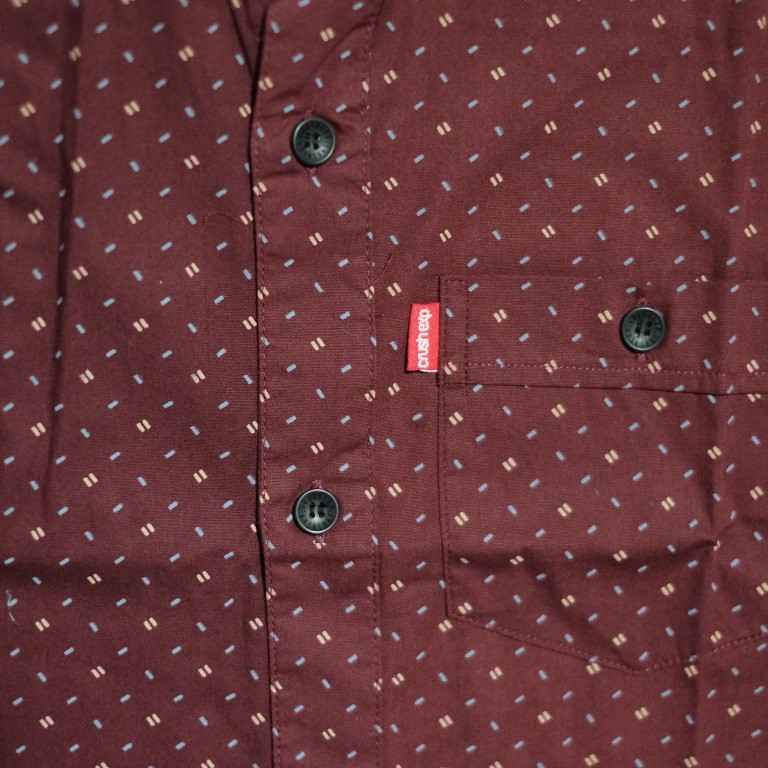 CRUSH EXP Kemeja Pendek KCP0518 - MAROON