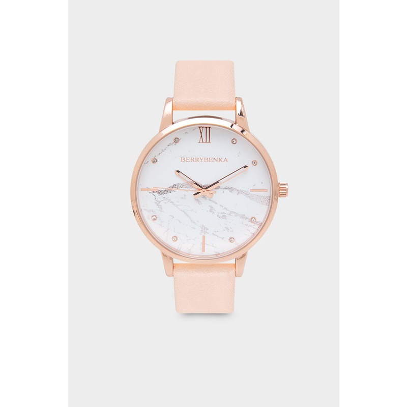 Berrybenka - Jam Tangan Wanita Sophie Jemima Marble Analog Watches - Pink, ONE SIZE