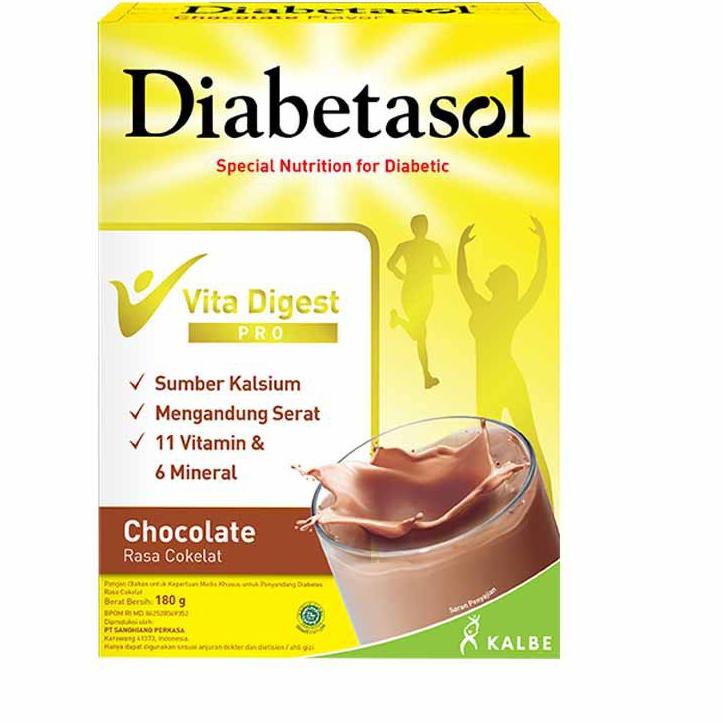 

[DISCOUNT T9H64] Diabetasol Vita Digest Coklat / Vanila / Cappucino 180 gr Diskon Promo