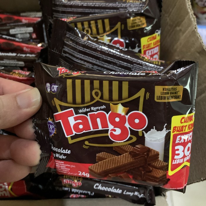 

504Omekho Tango Wafer Chocolate Coklat 24Gr 24 Gr Eceran 1000 Renceng Jy60Jhh