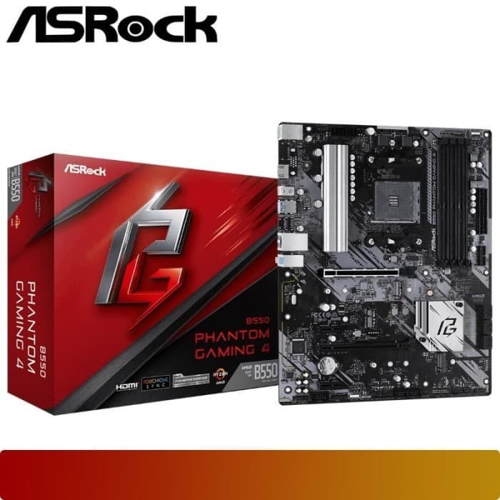 Motherboard ASROCK - B550 PHANTOM GAMING 4 Ryzen AM4 ATX Form Factor