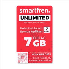 Voucher SMARTFREN UNLIMITED 7 HARI