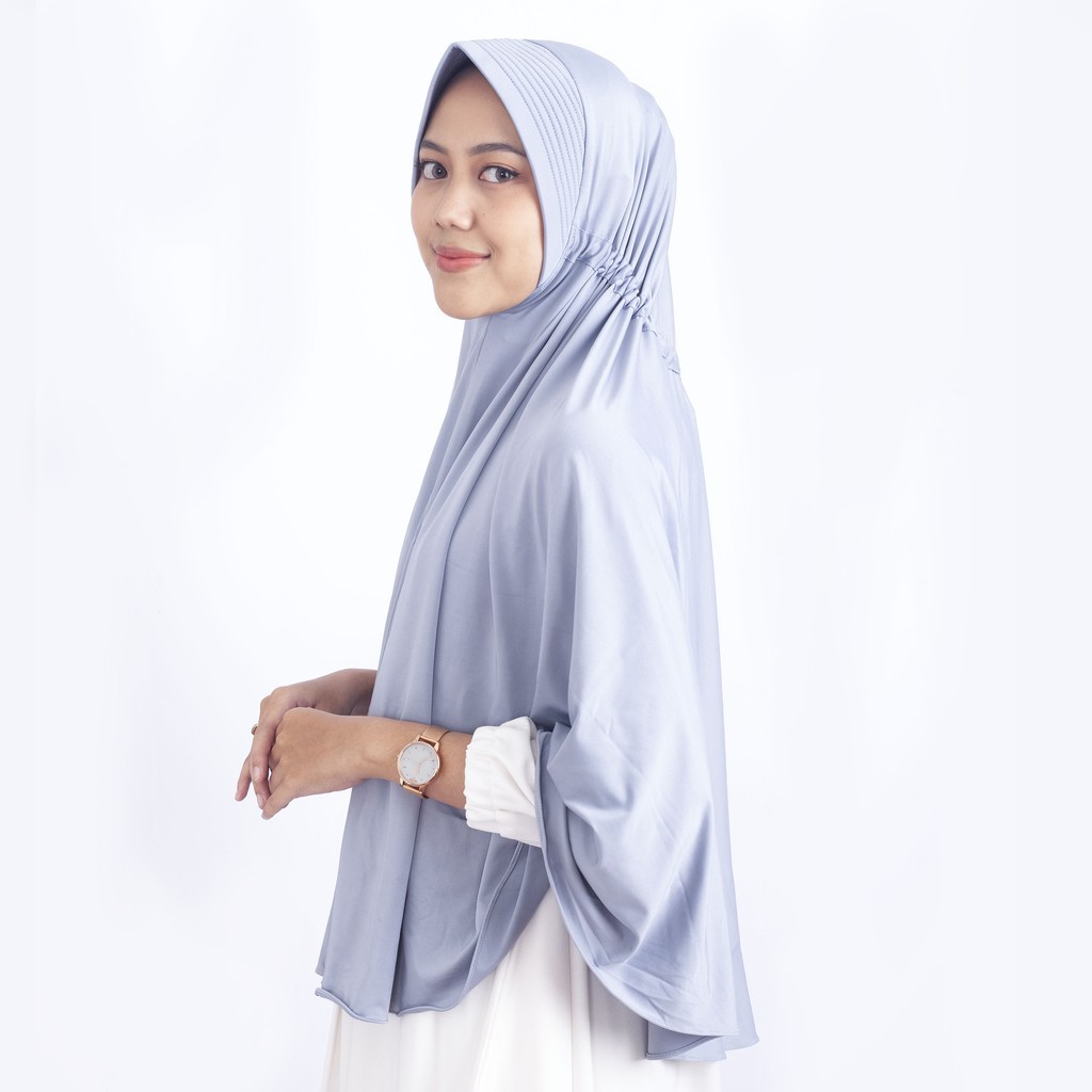 OBRAL Khimar Nafisa Bergo Serut Jumbo