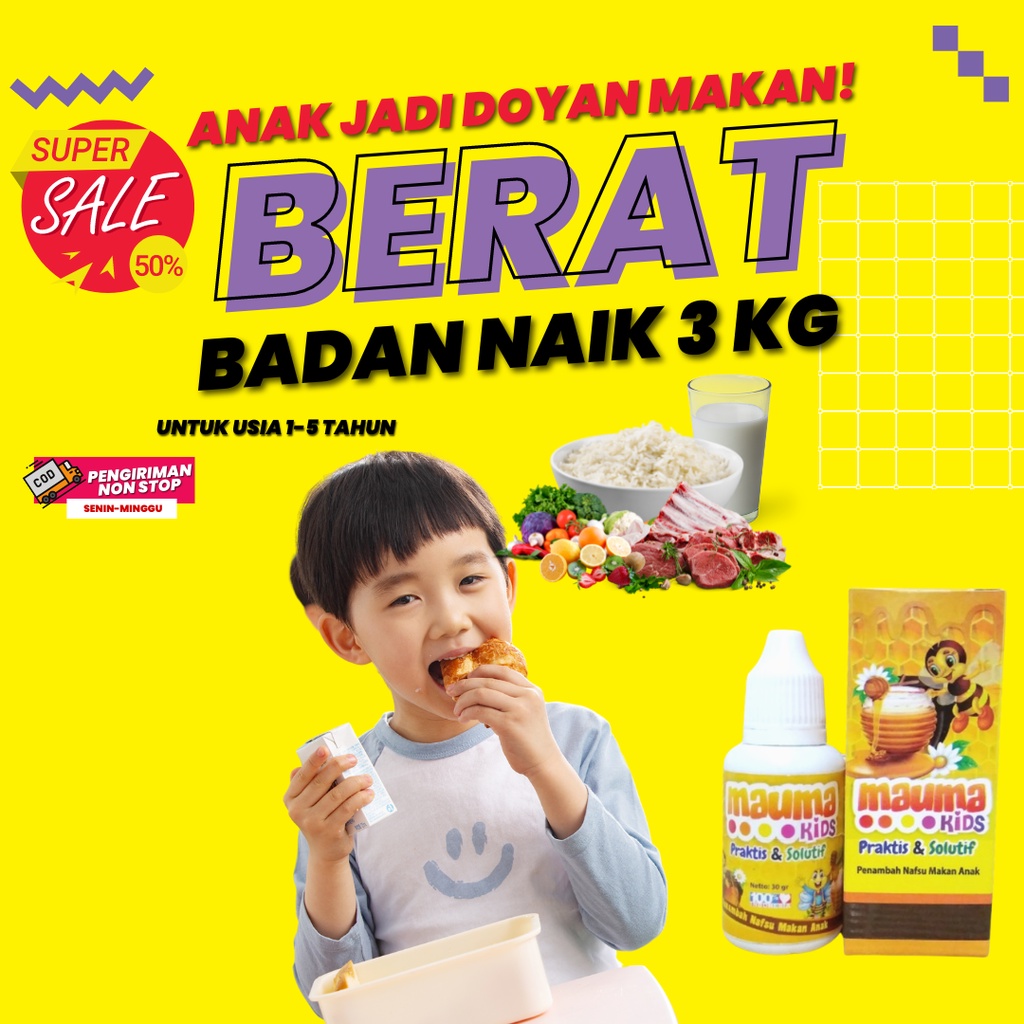 Vitamin Anak Penambah Nafsu Makan Mauma Kids Original Madu Nafsu Makan Anak Paling Ampuh