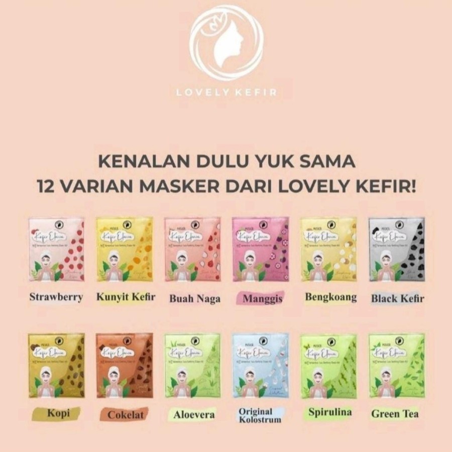 [FREE GIFT] BPOM MASKER KEFIR ETAWA Premium Grade A+ | Lovely Kefir Nature