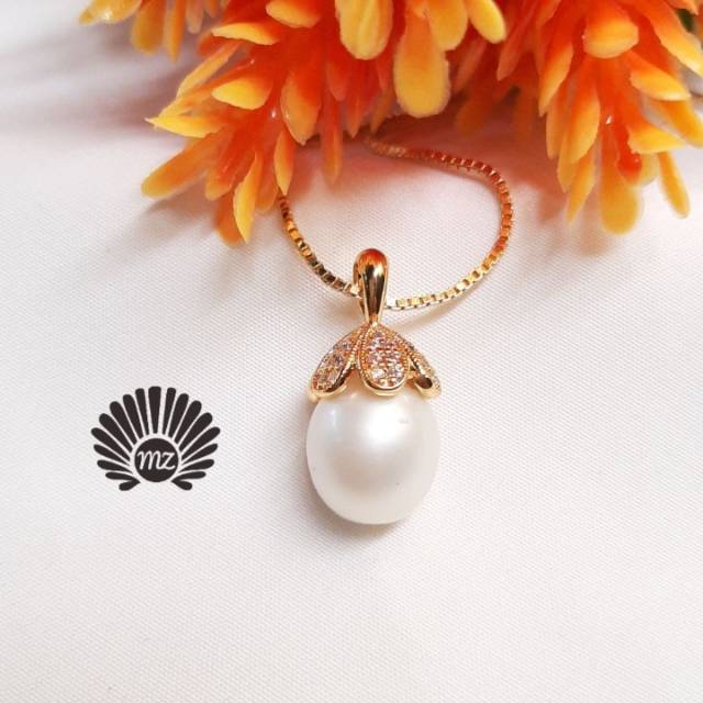 Kalung Mutiara Laut/Liontin Kalung Kendari/ Mutiara Lombok