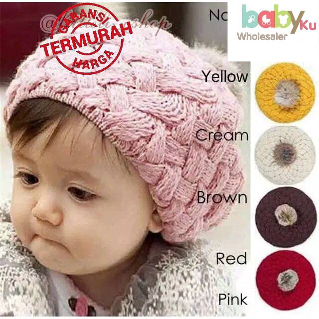 Topi kupluk nanas anak rajut -  pinnaple hat kids