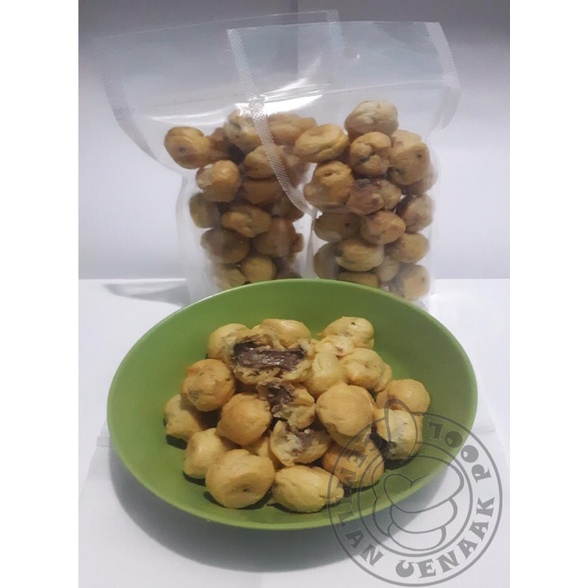 kue soes kering isi aneka rasa (90gram)kue soes kering cemilan enak snack kiloan makanan ringan