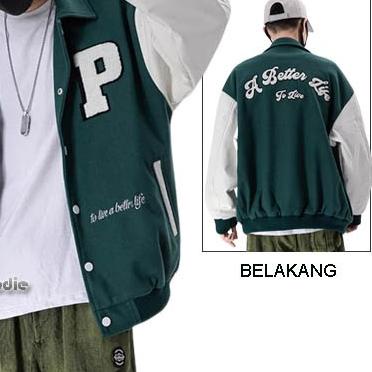 Jaket Varsity Baseball Pria / Varsity Jacket Baseball Vintage Kamikaze Origin Pria Wanita