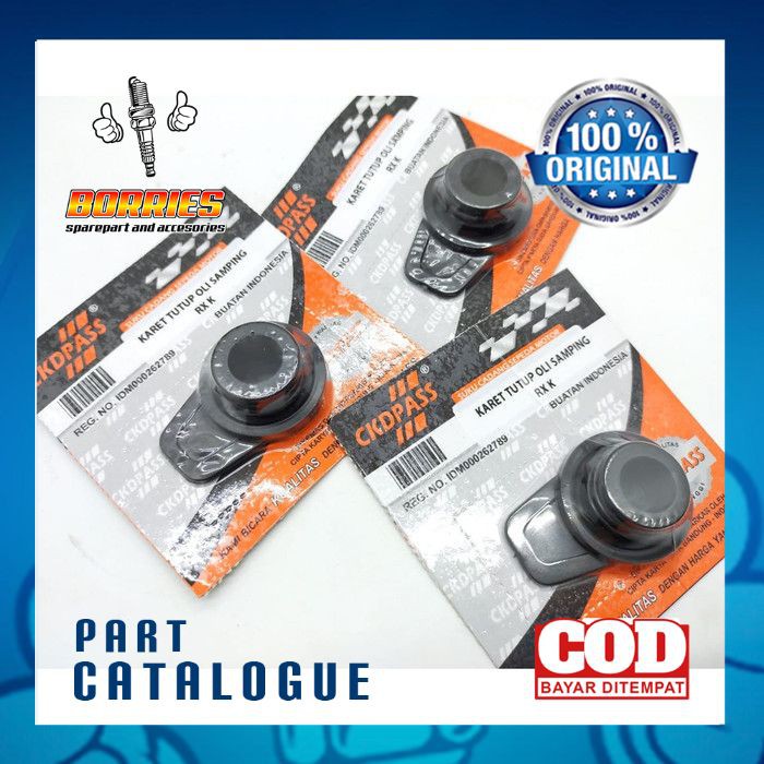 Karet tutup cap botol tabung oli samping Rx King Rxking Rxk Ckd