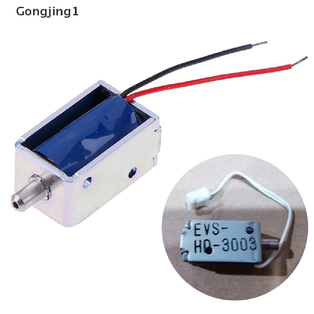 Gongjing1 Katup solenoid Elektrik Dc 3v Untuk Kontrol Aliran Udara gas