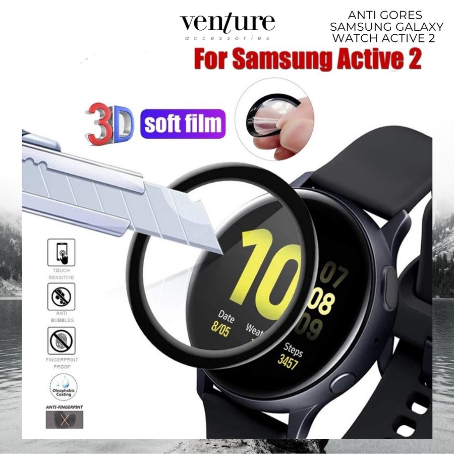 ANTI GORES SCREEN PROTECTOR TEMPERED SAMSUNG GALAXY WATCH ACTIVE 2