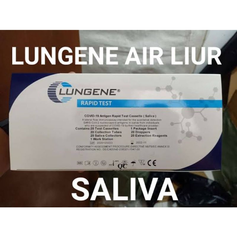 Antigen Saliva Lungene Air liur ecer original