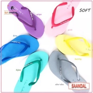 Sun Swallow Lady Soft Sandal Jepit Cewek Wanita / Sandal Jepit Sun Swallow Tokyo Premium / sendal jepit cantik