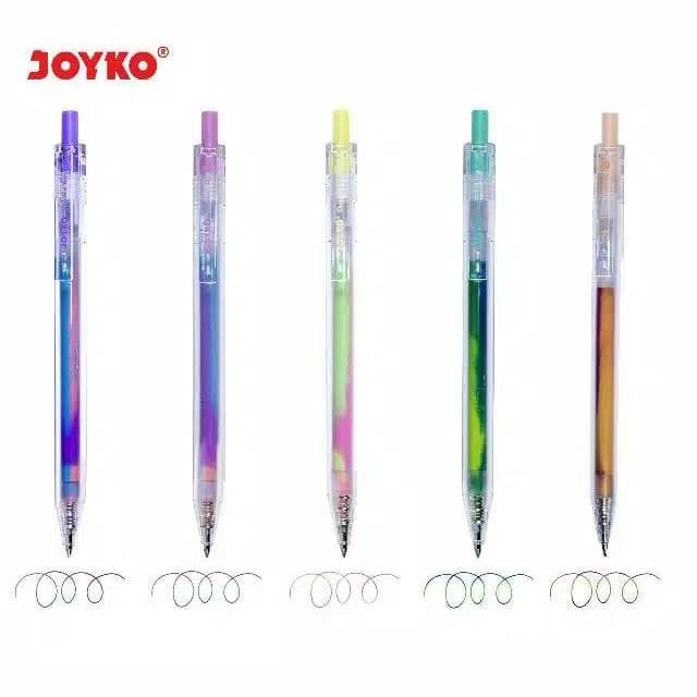 

Nikmati Pulpen Joyko Warna Rainbow Gel Gpc-324 Limited