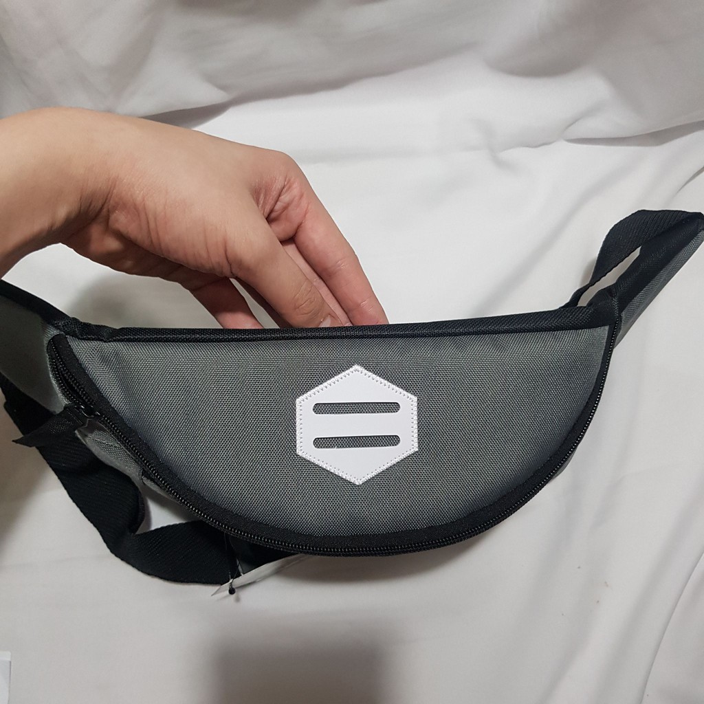 Tas Pinggang Pria Untuk Pria Tas Kecil Untuk Pria warna abu denim tas selempang pria keren rapi