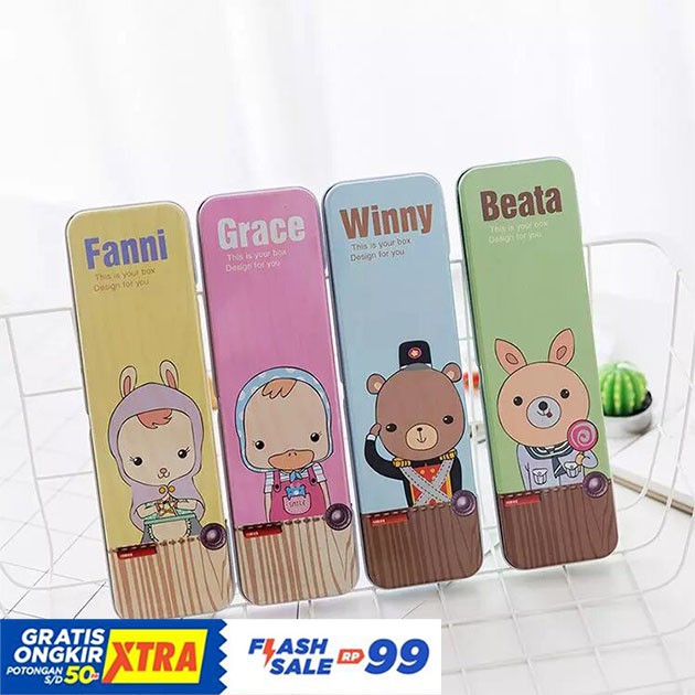 

Kotak pensil motif kartun