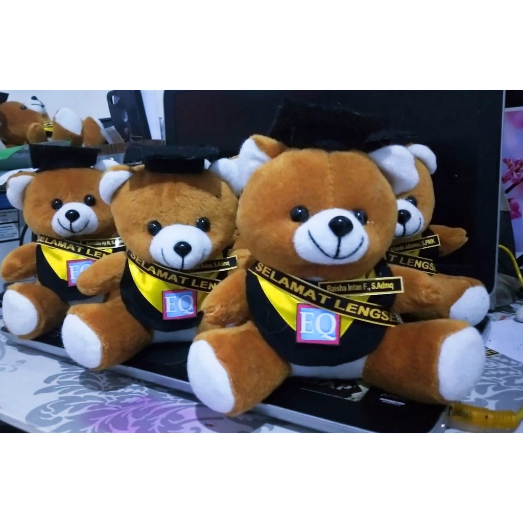 Boneka Wisuda Mini 15 cm / Boneka Mini wisuda/Boneka Kecil / Boneka