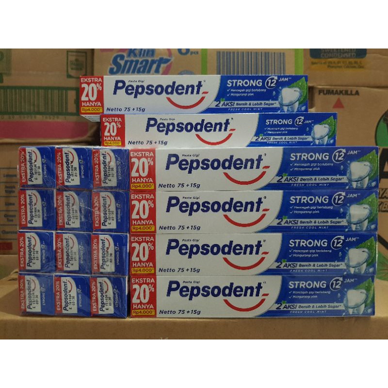 Pepsodent 90Gr Odol Pepsodent Strong