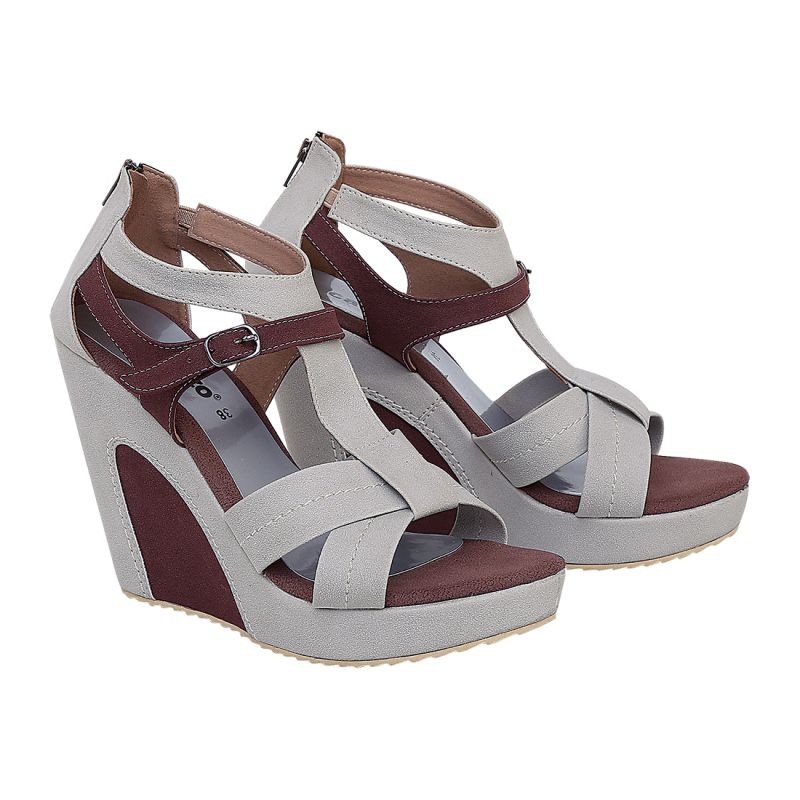 Sandal Wedges Tali Wanita Catenzo