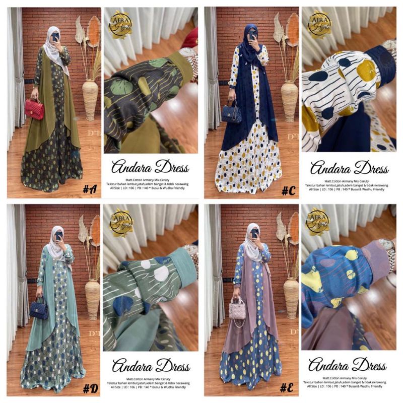 Andara Dress Afra Hijab