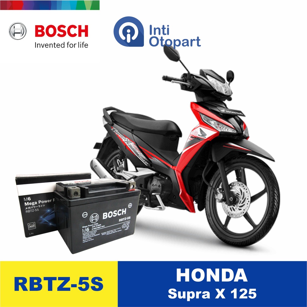 Accu Aki RBTZ-5S Motor Supra X 125 ORIGINAL BOSCH