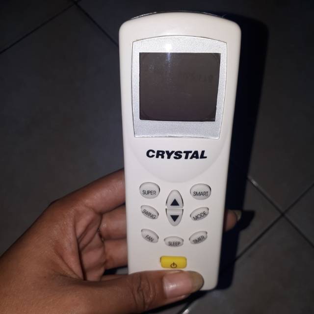 REMOTE REMOT AC CRISTAL ORIGINAL ASLI