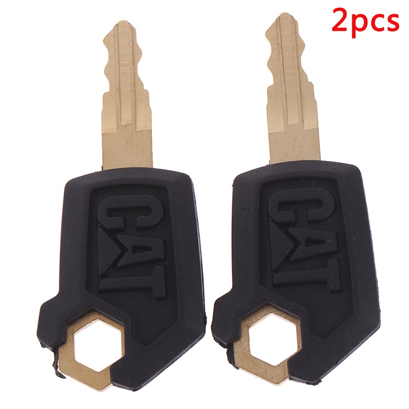 {LUCKID}2pcs 5P8500 Heavy Equipment Ignition Loader Dozer Key For Caterpillar