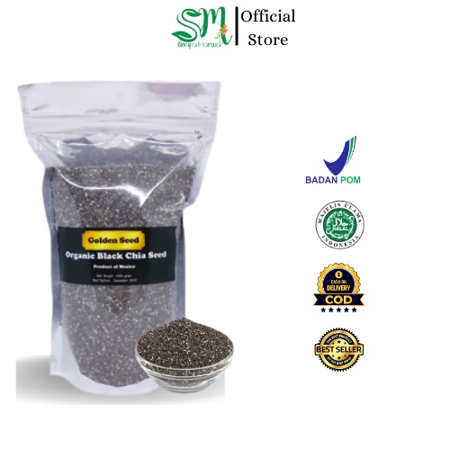 

Organic Black Chia Seeds / Organic Chia Seed Mexico Organic 250gr-500gr