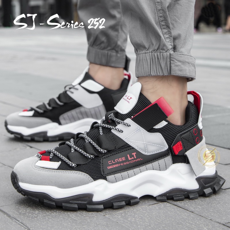 [JWALK] Sepatu Sneakers Transfomers (Gen 4) Pria  Kualitas Import Super Premium - 252 FREE kaos kaki